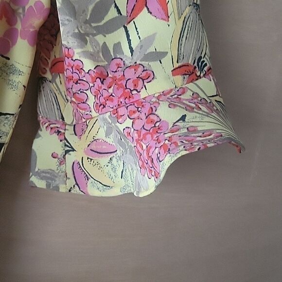 ZARA Floral Blogger CottageCore Festival Boho Feminine Summer Wrap Flowy Dress S - Picture 6 of 15